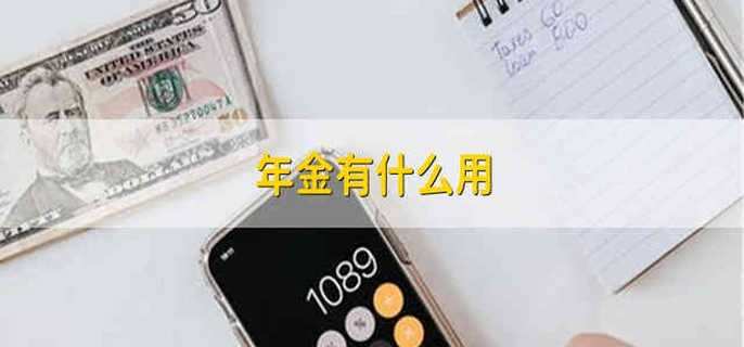 年金有什么用