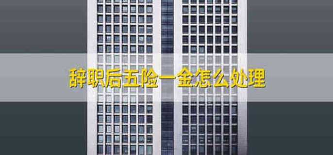辞职后五险一金怎么处理