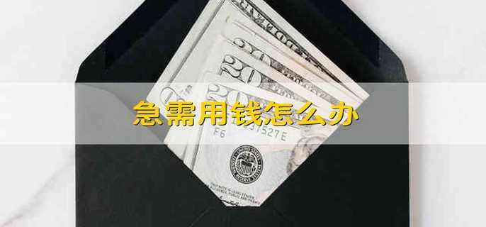 急需用钱怎么办
