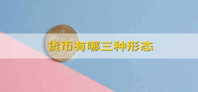 货币有哪三种形态