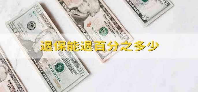 退保能退百分之多少