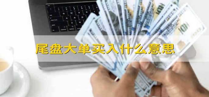 尾盘大单买入什么意思