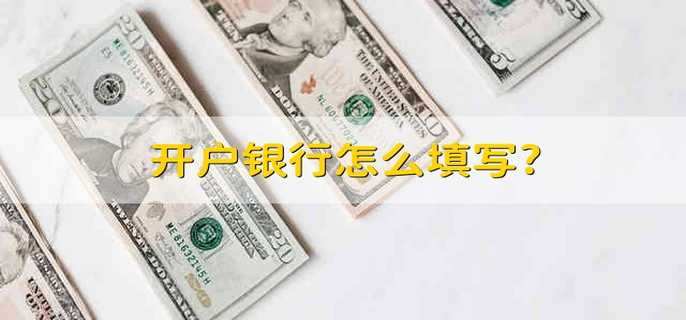 开户银行怎么填写?