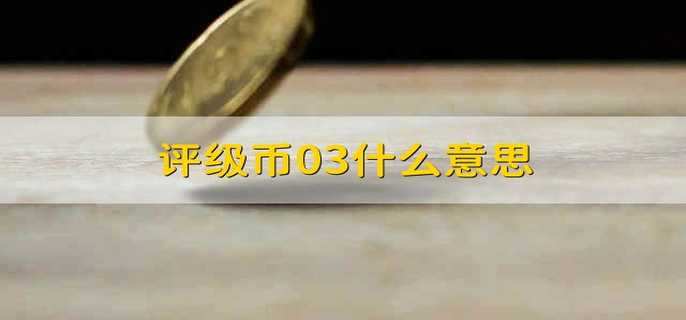 评级币03什么意思