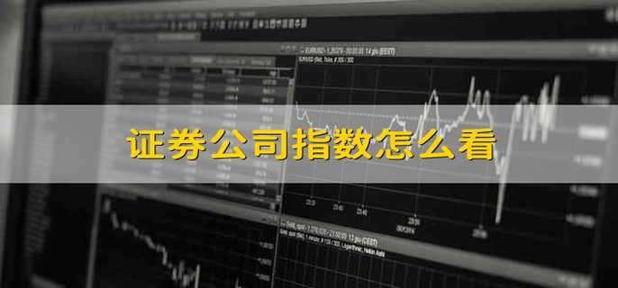 证券公司指数怎么看