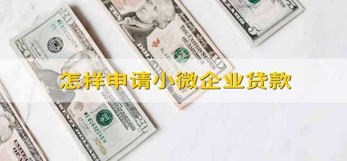 怎样申请小微企业贷款
