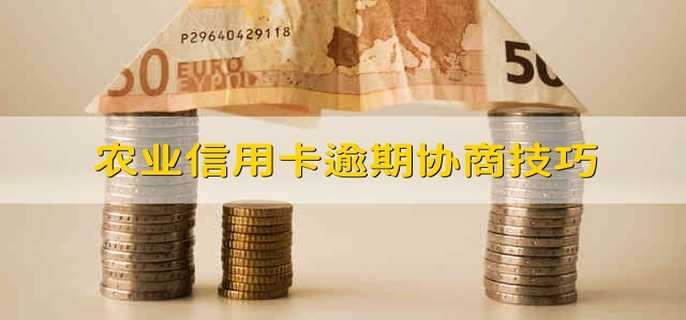 农业信用卡逾期协商技巧