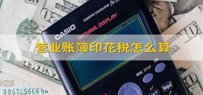 营业账簿印花税怎么算