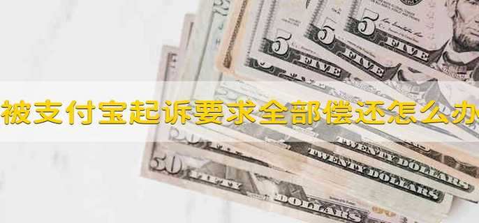 被支付宝起诉法院要求全部偿还没钱怎么办