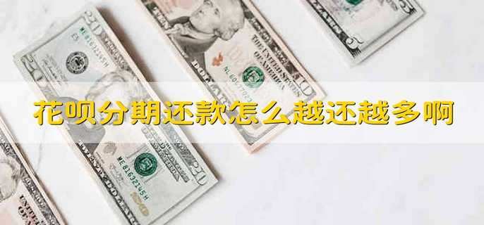 花呗分期还款怎么越还越多啊