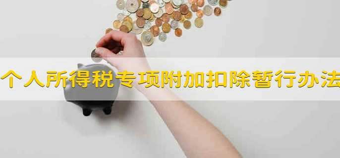 个人所得税专项附加扣除暂行办法