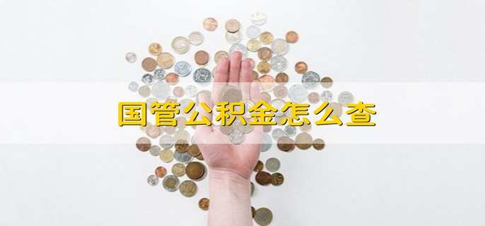 国管公积金怎么查