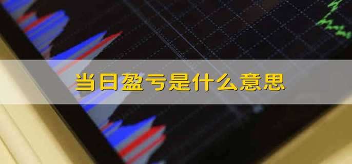 当日盈亏是什么意思