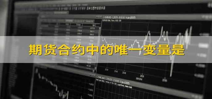 期货合约中的唯一变量是