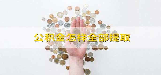 公积金怎样全部提取