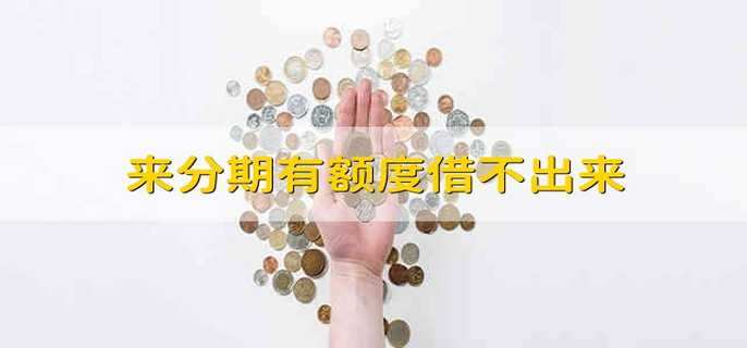 来分期有额度借不出来