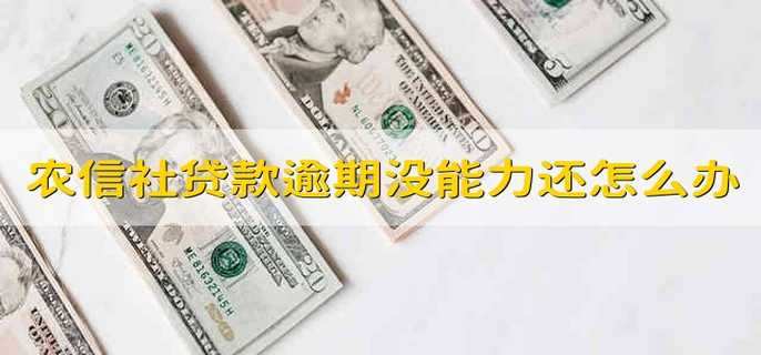 农村信用社贷款逾期了现在没能力还该怎么办