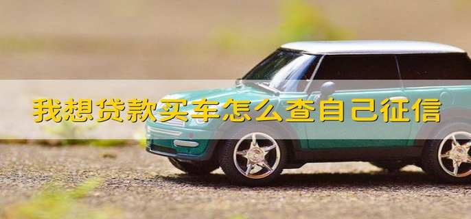 我想贷款买车怎么查自己征信 贷款买车怎么查征信