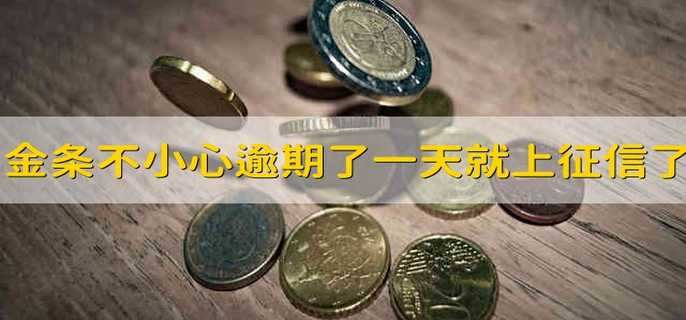 金条不小心逾期了一天就上征信了