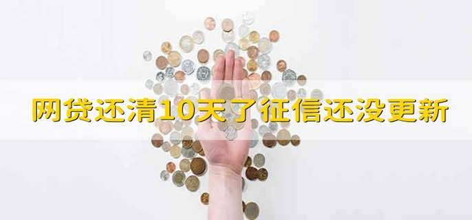 网贷还清10天了征信还没更新