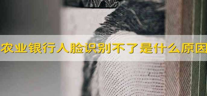 农业银行人脸识别不了是什么原因