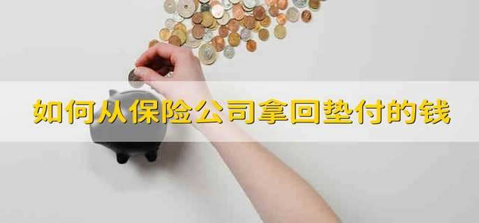 如何从保险公司拿回垫付的钱