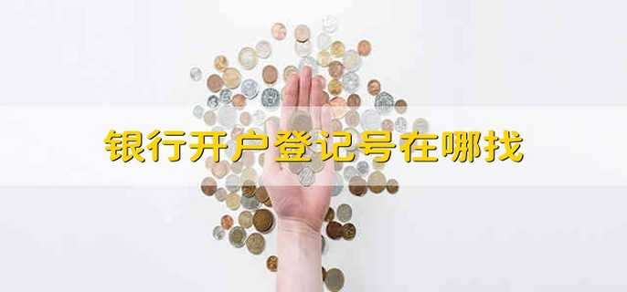 银行开户登记号在哪找