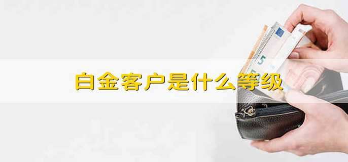 白金客户是什么等级