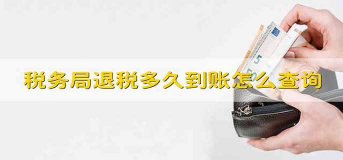 税务局退税多久到账怎么查询