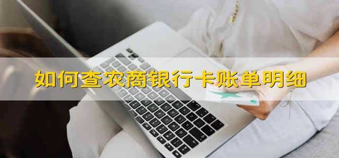 如何查农商银行卡账单明细