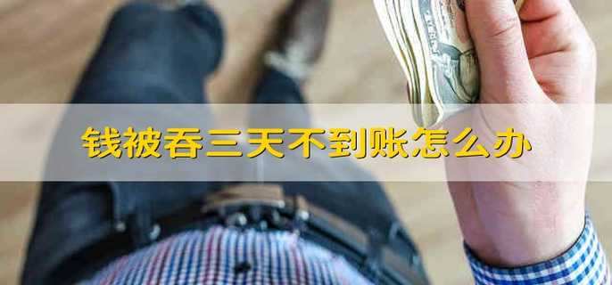 钱被吞三天不到账怎么办