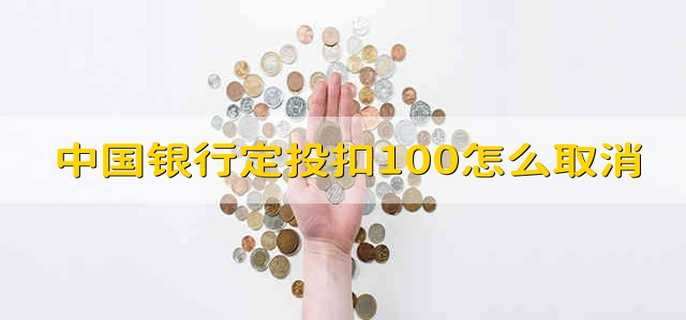 中国银行定投扣100怎么取消