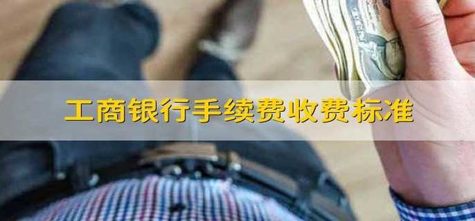 工商银行手续费收费标准 有以下6种
