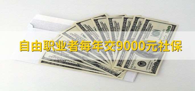 自由职业者每年交9000元社保
