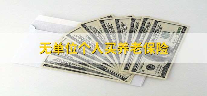 无单位个人买养老保险