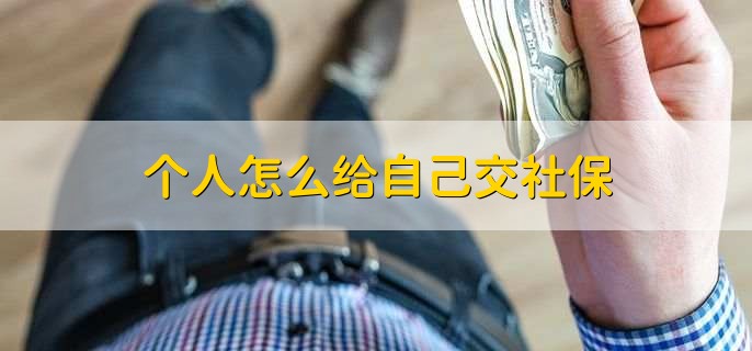 个人怎么给自己交社保,交社保的好处
