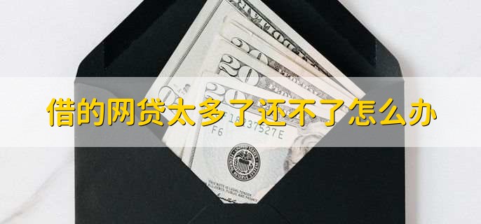 借的网贷太多了还不了怎么办