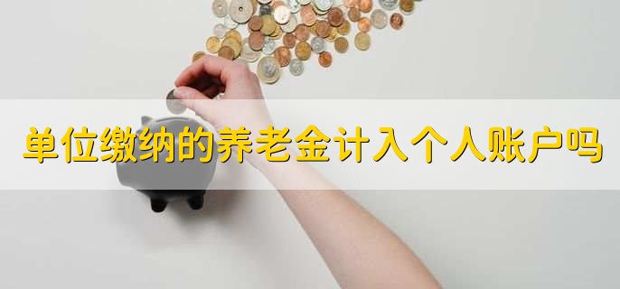 单位缴纳的养老金计入个人账户吗,不计入个人账户