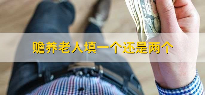 赡养老人填一个还是两个