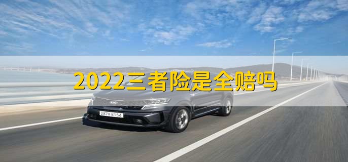 2022三者险是全赔吗