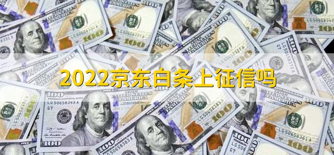 2022京东白条上征信吗