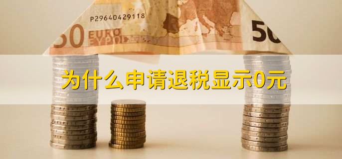 为什么申请退税显示0元