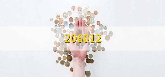 206012,是鹏华价值精选股票的基金代码