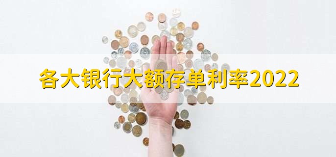 各大银行大额存单利率2022,五大银行利率一览