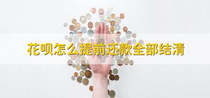 花呗怎么提前还款全部结清,有以下5个步骤