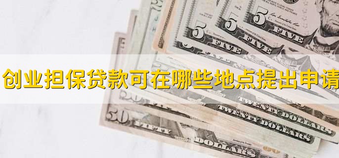 申请创业担保贷款可在哪些地点提出申请,去银行申请办理