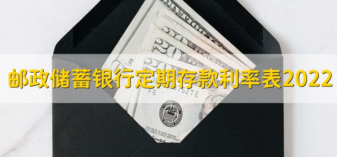 邮政储蓄银行定期存款利率表2022,有以下三种利率