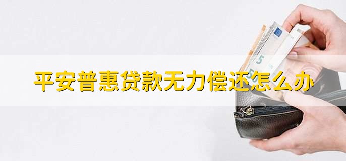 平安普惠贷款无力偿还怎么办,打客服电话进行协商