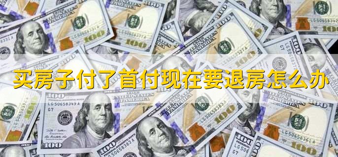 买房子付了首付现在要退房怎么办,分以下两种情况