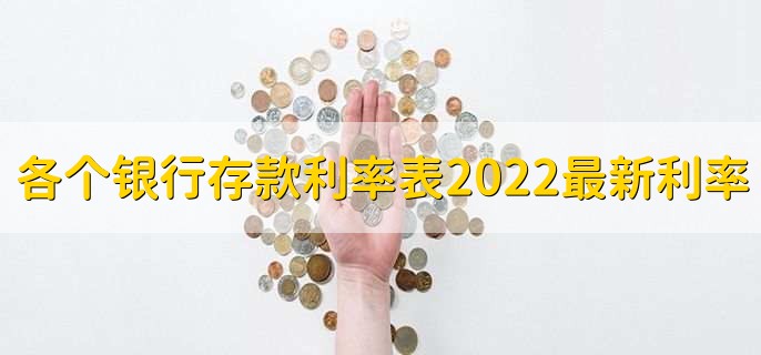 各个银行存款利率表2022最新利率,各行存款利率一览